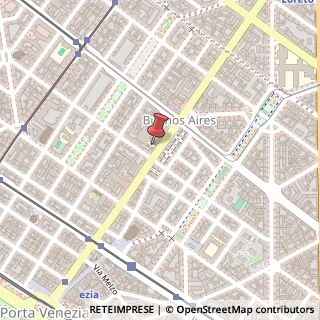 Mappa Corso Buenos Aires, 33, 20124 Milano, Milano (Lombardia)