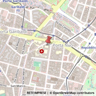 Mappa Via Cartesio, 2, P, 20124 Milano, Milano (Lombardia)
