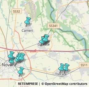 Mappa Viale Leonardo Da Vinci, 28066 Galliate NO, Italia (4.66417)