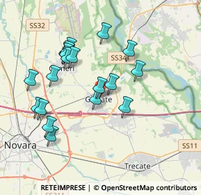 Mappa Viale Leonardo Da Vinci, 28066 Galliate NO, Italia (3.597)