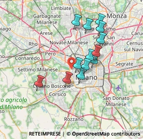 Mappa Via Albani Francesco, 20149 Milano MI, Italia (5.96154)