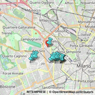Mappa Via Silva, 20149 Milano MI, Italia (1.57231)