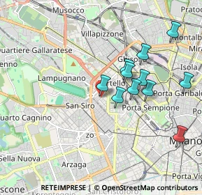 Mappa Via Albani Francesco, 20149 Milano MI, Italia (1.73)
