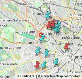 Mappa Via Albani Francesco, 20149 Milano MI, Italia (1.80929)