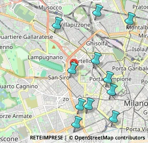 Mappa Via Albani Francesco, 20149 Milano MI, Italia (2.33091)
