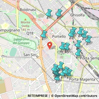Mappa Via Silva, 20149 Milano MI, Italia (1.1795)