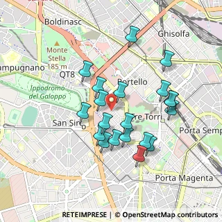 Mappa Via Silva, 20149 Milano MI, Italia (0.826)