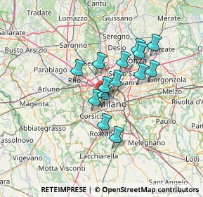 Mappa Via Albani Francesco, 20149 Milano MI, Italia (10.11)