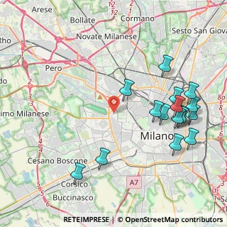 Mappa Via Silva, 20149 Milano MI, Italia (4.73813)