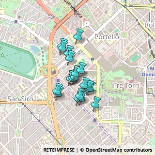 Mappa Via Silva Guglielmo, 20149 Milano MI, Italia (0.289)