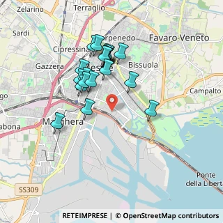 Mappa Via Antonio, 30172 Venezia VE, Italia (1.6135)