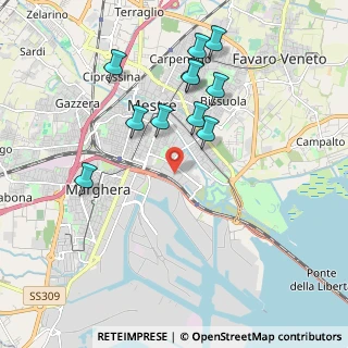 Mappa Via Antonio, 30172 Venezia VE, Italia (1.89455)