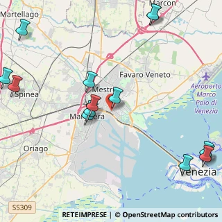 Mappa Via Antonio, 30172 Venezia VE, Italia (5.74571)