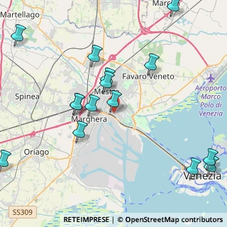 Mappa Via Antonio, 30172 Venezia VE, Italia (4.986)