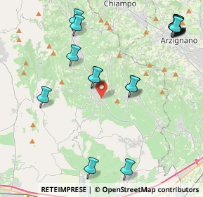 Mappa 37030 Montecchia di Crosara VR, Italia (5.26778)