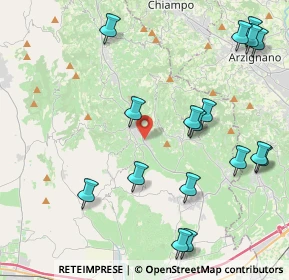 Mappa 37030 Montecchia di Crosara VR, Italia (5.06294)
