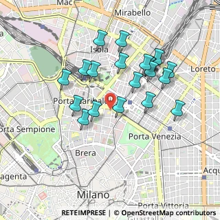 Mappa Viale Monte Santo 7 TEMPORANEAMENTE C, 20124 Milano MI, Italia (0.859)