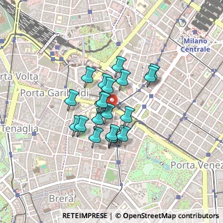 Mappa Viale Monte Santo 7 TEMPORANEAMENTE C, 20124 Milano MI, Italia (0.2985)