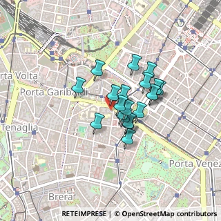 Mappa Viale Monte Santo, 20124 Milano MI, Italia (0.288)