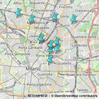Mappa Via Alessandro Tadino, 20124 Milano MI, Italia (1.54364)