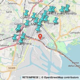 Mappa Via Ca' Marcello, 30172 Mestre VE, Italia (2.4465)