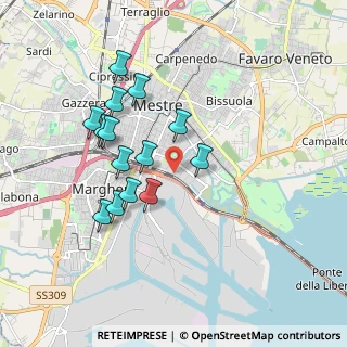 Mappa Via Ca' Marcello, 30172 Mestre VE, Italia (1.66071)