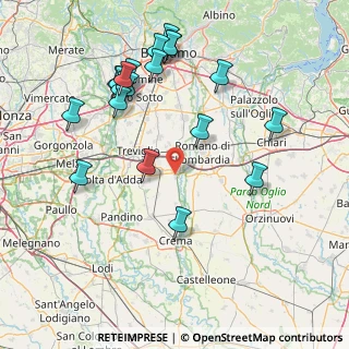 Mappa Via San Francesco, 24050 Mozzanica BG, Italia (17.677)