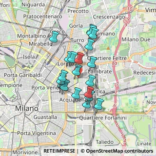 Mappa Piazza Leonardo da Vinci, 20131 Milano MI, Italia (1.3695)