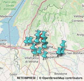 Mappa Via Valpolicella, 37124 Parona VR, Italia (10.27471)
