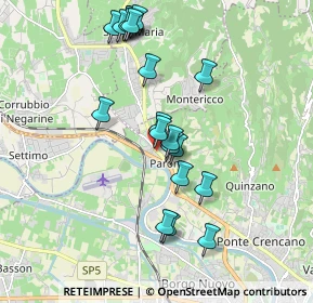 Mappa Via San Cristina, 37124 Parona VR, Italia (1.8245)