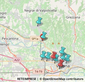Mappa Via San Cristina, 37124 Parona VR, Italia (4.22818)