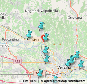 Mappa Via Valpolicella, 37125 Verona VR, Italia (4.97417)