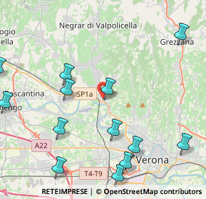 Mappa Via Valpolicella, 37124 Parona VR, Italia (5.28615)