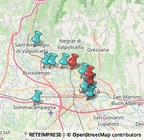 Mappa Via San Cristina, 37124 Parona VR, Italia (5.47538)