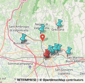 Mappa Via San Cristina, 37124 Parona VR, Italia (6.63545)