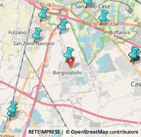 Mappa Via Giovanni Pascoli, 25010 Borgosatollo BS, Italia (3.11846)