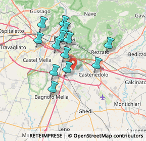 Mappa Via Giovanni Pascoli, 25010 Borgosatollo BS, Italia (6.32923)