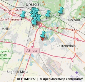 Mappa Piazzale John Fitzgerald Kennedy, 25010 Borgosatollo BS, Italia (3.89417)