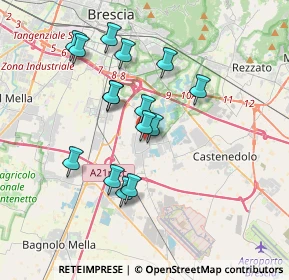 Mappa Piazzale John Fitzgerald Kennedy, 25010 Borgosatollo BS, Italia (3.258)