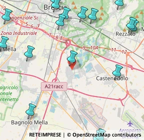 Mappa Via Giovanni Pascoli, 25010 Borgosatollo BS, Italia (6.5635)