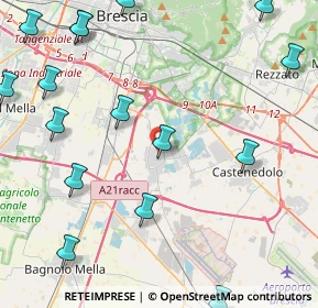 Mappa Via Giovanni Pascoli, 25010 Borgosatollo BS, Italia (6.26556)