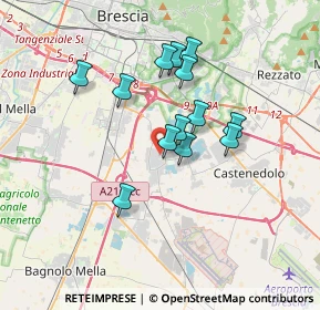 Mappa Piazzale John Fitzgerald Kennedy, 25010 Borgosatollo BS, Italia (2.84692)