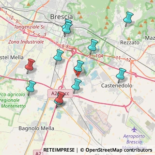 Mappa Via Giovanni Pascoli, 25010 Borgosatollo BS, Italia (4.09417)