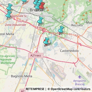 Mappa Via Giovanni Pascoli, 25010 Borgosatollo BS, Italia (6.44)