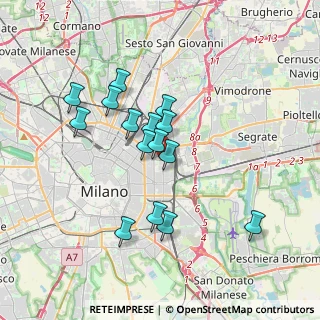 Mappa Edificio 4, 20133 Milano MI, Italia (3.06667)