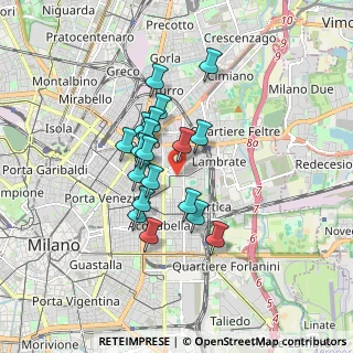 Mappa Via Edoardo Bonardi, 20133 Milano MI, Italia (1.32)