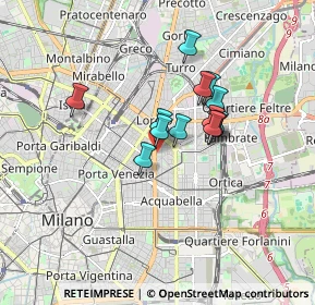 Mappa Via Sansovino, 20131 Milano MI, Italia (1.21846)