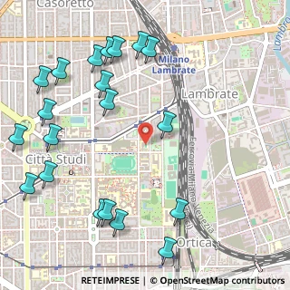 Mappa Via Celeste Clericetti, 20133 Milano MI, Italia (0.688)
