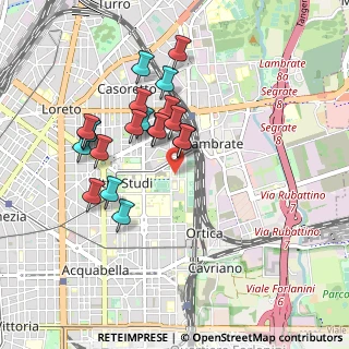 Mappa Via Celeste Clericetti, 20133 Milano MI, Italia (0.8235)