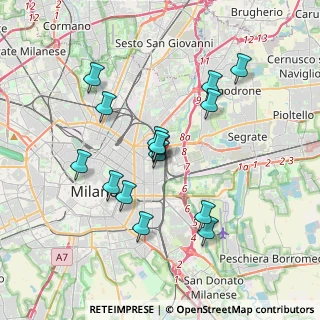 Mappa Via Celeste Clericetti, 20133 Milano MI, Italia (3.308)